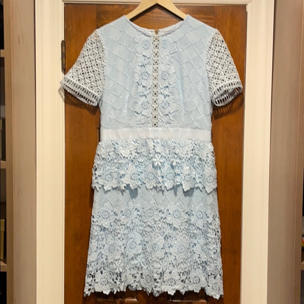 Ted Baker London baby blue lace dress